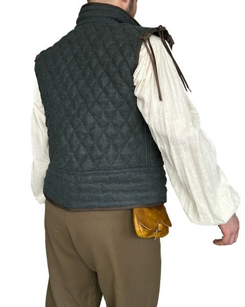 Green Fantasy Quilted Vest
