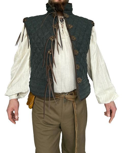 Green Fantasy Quilted Vest