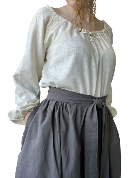 Women&rsquo;s Long-Sleeve Linen Shirt