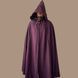 Burgundy raincoat
