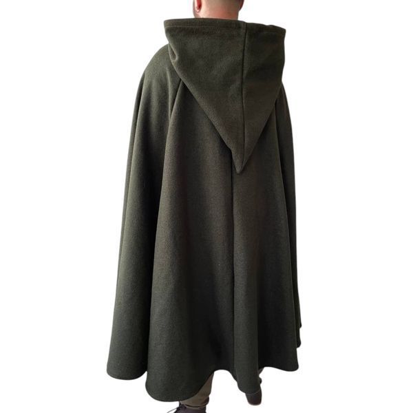 Olive raincoat