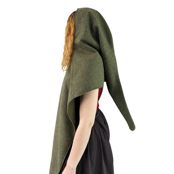 Wool Medieval Hood Snood