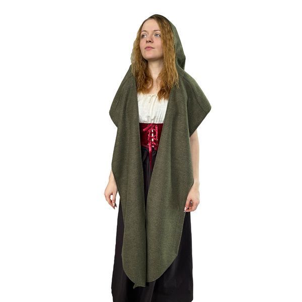 Wool Medieval Hood Snood